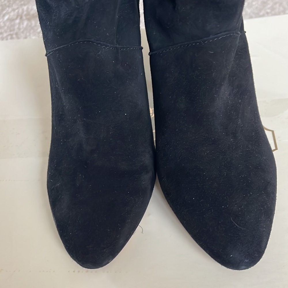 COACH Ash Women's Black Suede Knee High boots Size 7.5 - Picture 9 of 9